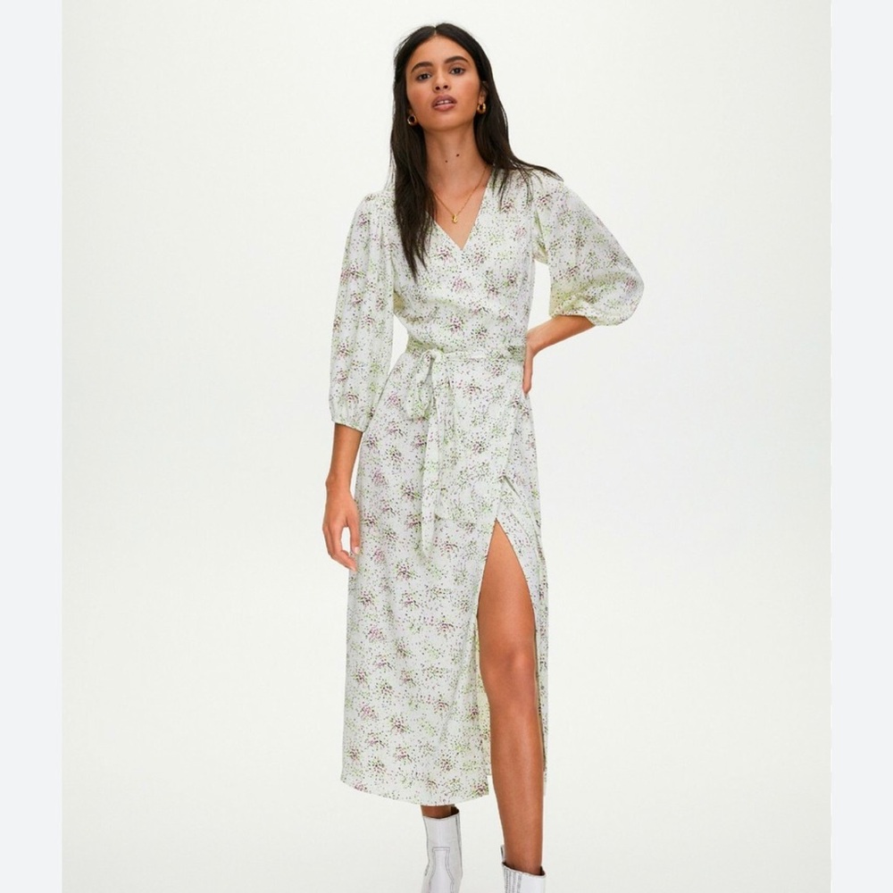 Little Moon vesper dress green floral